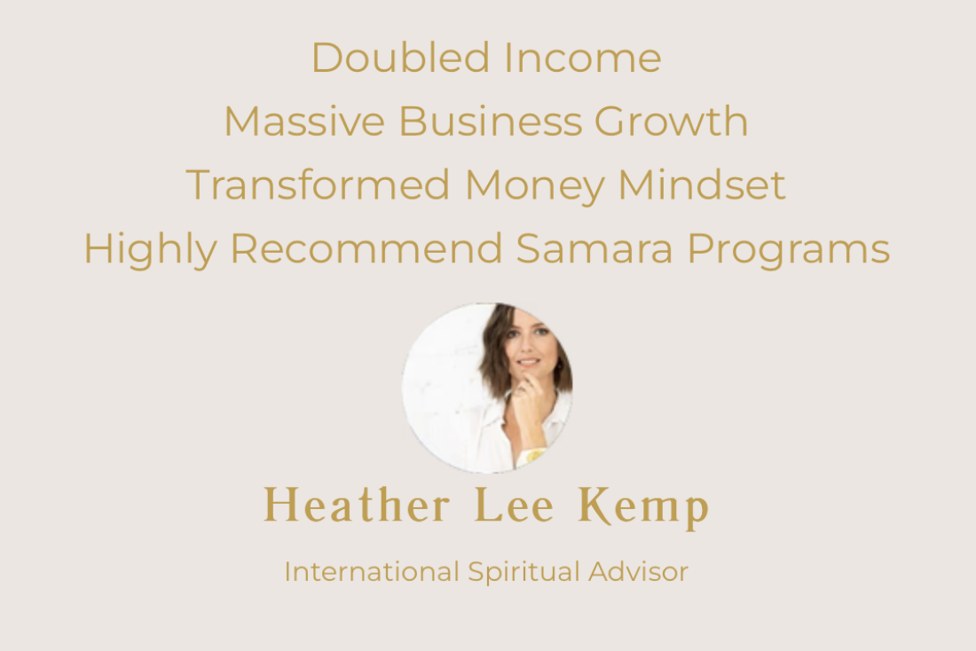 Testimonial from Heather Lee Kemp, International Spiritual Advisor